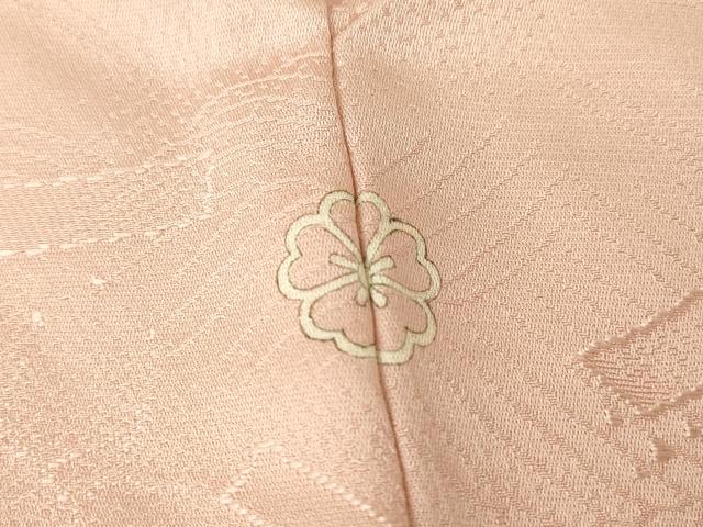 平和屋着物▽上質な色無地 単衣 短冊地紋 虹色 正絹 逸品 DAAV5408az