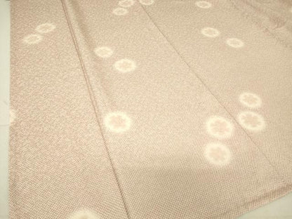 平和屋着物▽上質な小紋 単衣 雪輪文 蛍暈し ほてい屋扱い 正絹 逸品 DAAV5412az