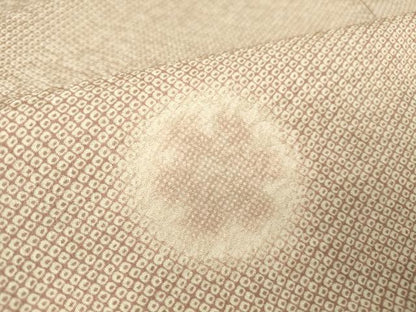 平和屋着物▽上質な小紋 単衣 雪輪文 蛍暈し ほてい屋扱い 正絹 逸品 DAAV5412az