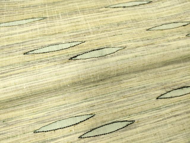 平和屋着物▽上質な紬 単衣 霞文 正絹 逸品 DAAV5414az