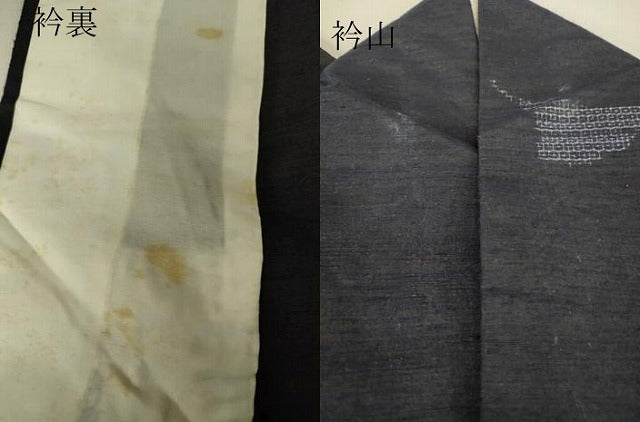 平和屋着物▽結城紬 単衣 銀杏 飛び亀甲柄 80亀甲 正絹 逸品 DAAV5416az