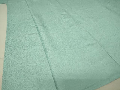 平和屋着物▽上質な色無地 単衣 霞文 白群色 正絹 逸品 DAAV5428az