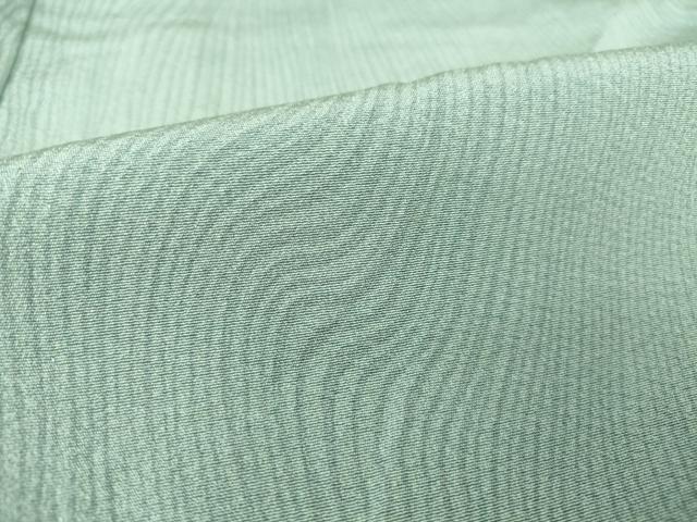 平和屋着物▽上質な小紋　単衣　変わり縞　暈し染め　正絹　逸品　DAAV5429az