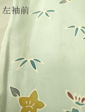平和屋着物▽上質な小紋 単衣 風景花文 正絹 逸品 DAAV5433az