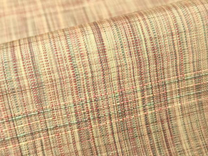 平和屋着物▽上質な紬 単衣 絣横段文 正絹 逸品 DAAV5436az