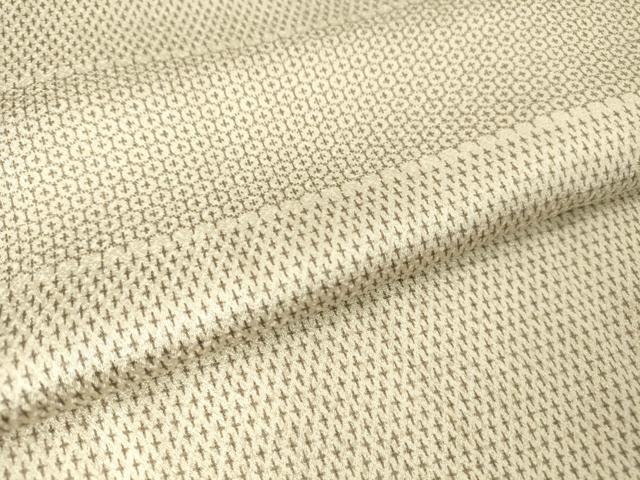 平和屋着物▽上質な小紋 単衣 横段文 小田急百貨店扱い 正絹 逸品 DAAV5438az
