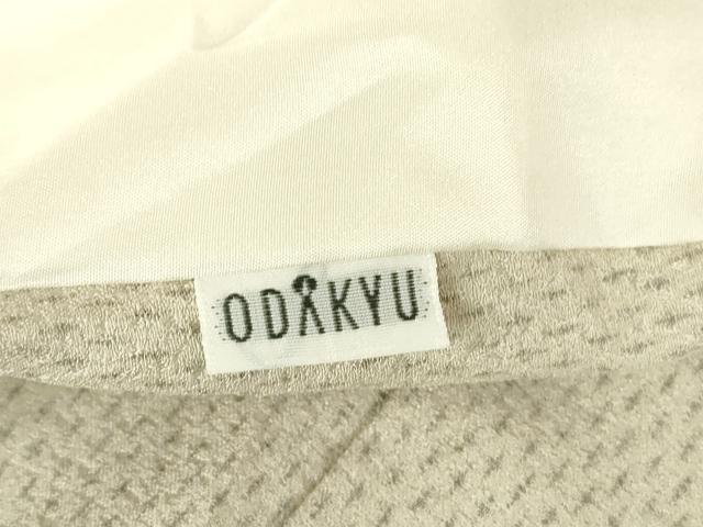 平和屋着物▽上質な小紋 単衣 横段文 小田急百貨店扱い 正絹 逸品 DAAV5438az