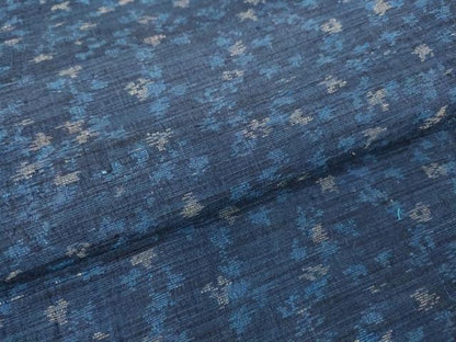 平和屋着物▽上質な紬 単衣 霞文 正絹 逸品 DAAV5447az