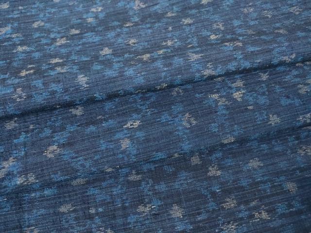 平和屋着物▽上質な紬 単衣 霞文 正絹 逸品 DAAV5447az