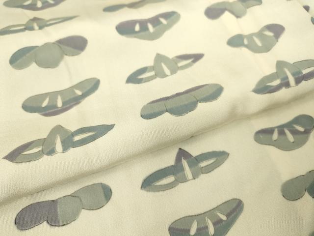 平和屋着物▽上質な小紋 単衣 松文 正絹 逸品 DAAV5452az