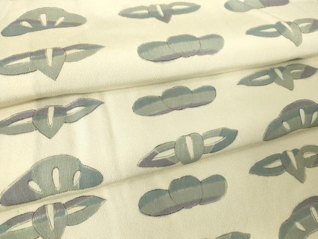 平和屋着物▽上質な小紋 単衣 松文 正絹 逸品 DAAV5452az