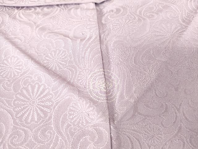 平和屋着物▽上質な色無地 単衣 菊唐草地紋 半色 正絹 逸品 DAAV5531az