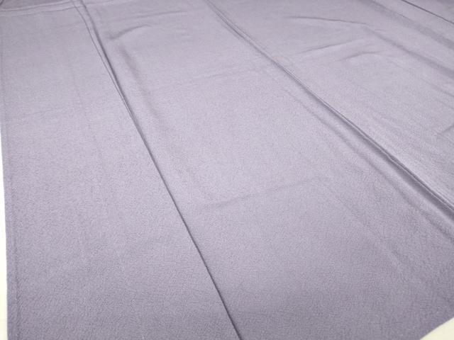 平和屋着物▽上質な色無地　単衣　紫苑色　正絹　逸品　未使用　DAAV5532az