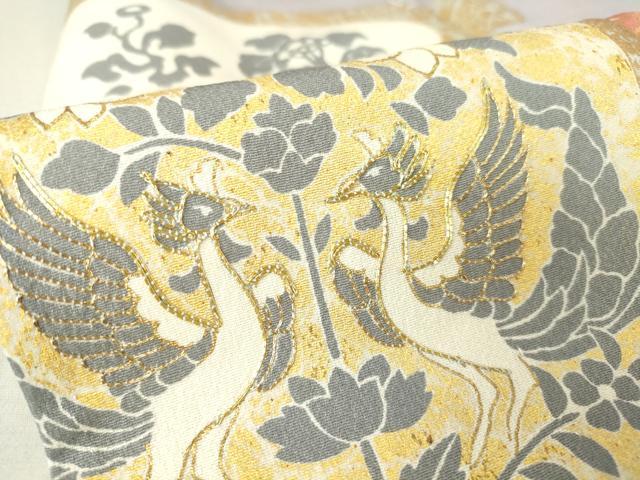 平和屋着物▽豪華色留袖 単衣 駒刺繍 正倉院天井花文 金彩 正絹 逸品 DAAV5544az