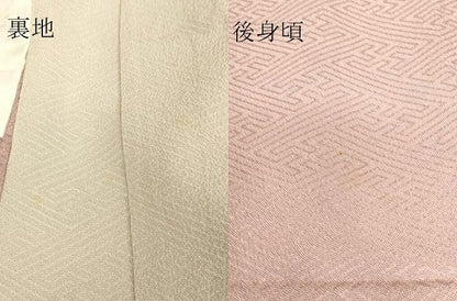 平和屋着物▽江戸小紋　単衣　作家物　伊勢型　極鮫小紋　正絹　逸品　DAAV5545az
