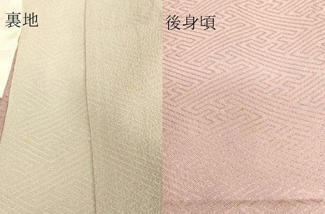 平和屋着物▽江戸小紋　単衣　作家物　伊勢型　極鮫小紋　正絹　逸品　DAAV5545az