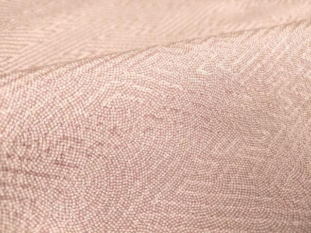 平和屋着物▽江戸小紋　単衣　作家物　伊勢型　極鮫小紋　正絹　逸品　DAAV5545az