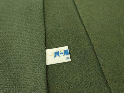 平和屋着物▽上質な小紋　単衣　型染め　風景花文　正絹　逸品　未使用　DAAV5554az