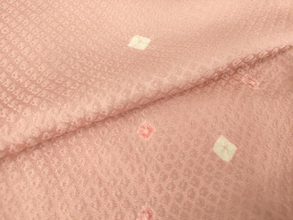 平和屋着物▽上質な小紋　単衣　絞り　箔散らし　正絹　逸品　未使用　DAAV5559az