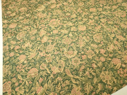 平和屋着物▽小紋 単衣 更紗花文 洗える着物 DAAV5582az