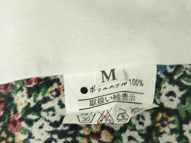 平和屋着物▽小紋　単衣　小花文　洗える着物　DAAV5594az