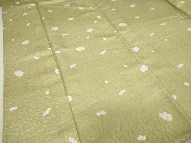 平和屋着物▽小紋 単衣 舞梅文 洗える着物 DAAV5596az