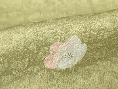 平和屋着物▽小紋 単衣 舞梅文 洗える着物 DAAV5596az