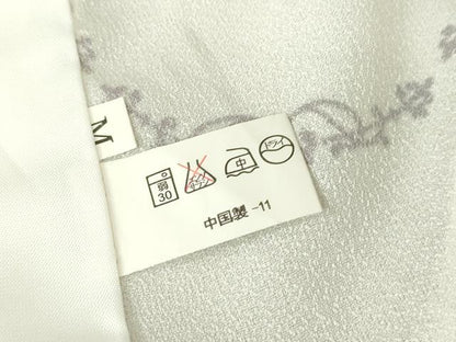 平和屋着物▽小紋 単衣 花丸文 洗える着物 DAAV5599az