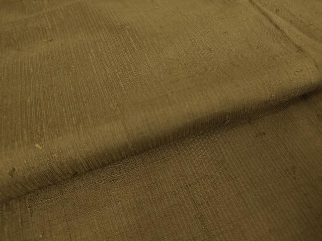 平和屋着物▽男性 紬 単衣 赤墨色 正絹 逸品 DAAV5626az
