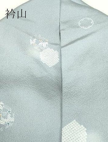 平和屋着物▽上質な小紋 単衣 雪輪花文 蛍暈し 正絹 逸品 DAAV5635az