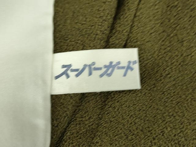 平和屋着物▽上質なお召 単衣 霞文 正絹 逸品 未使用 DAAV5648az
