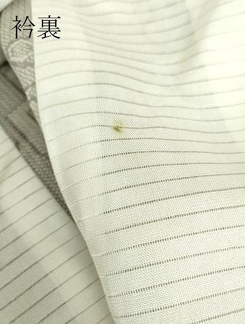 平和屋着物▽上質な紬　単衣　正倉院花文　正絹　逸品　未使用　DAAV5650az