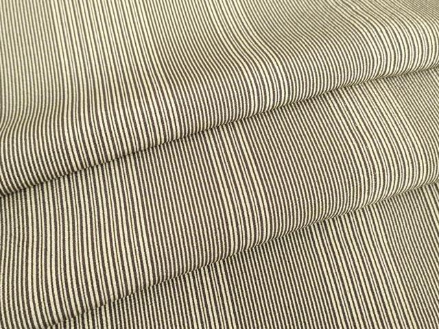 平和屋着物▽上質な小紋 単衣 縞 正絹 逸品 DAAV5653az