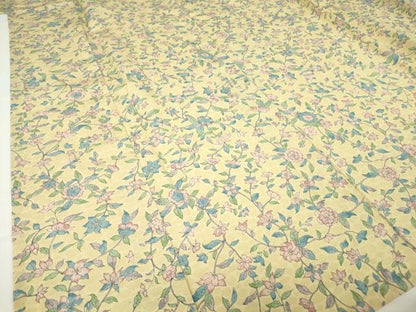 平和屋着物▽上質な小紋 単衣 枝花文 正絹 逸品 DAAV5654az