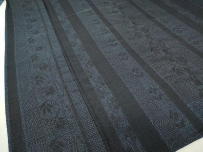 平和屋着物▽上質な紬 単衣 花間道 正絹 逸品 DAAV5674az
