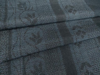 平和屋着物▽上質な紬 単衣 花間道 正絹 逸品 DAAV5674az