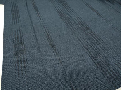 平和屋着物▽本塩沢 単衣 間道 110亀甲 正絹 逸品 DAAV5680az