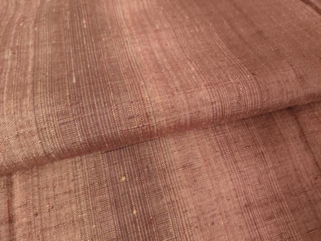 平和屋着物▽上質な紬 単衣 霞間道 正絹 逸品 DAAV5683az