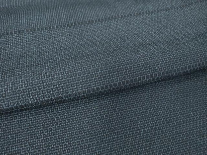 平和屋着物▽本塩沢　単衣　横段文　110亀甲　正絹　逸品　DAAV5686az