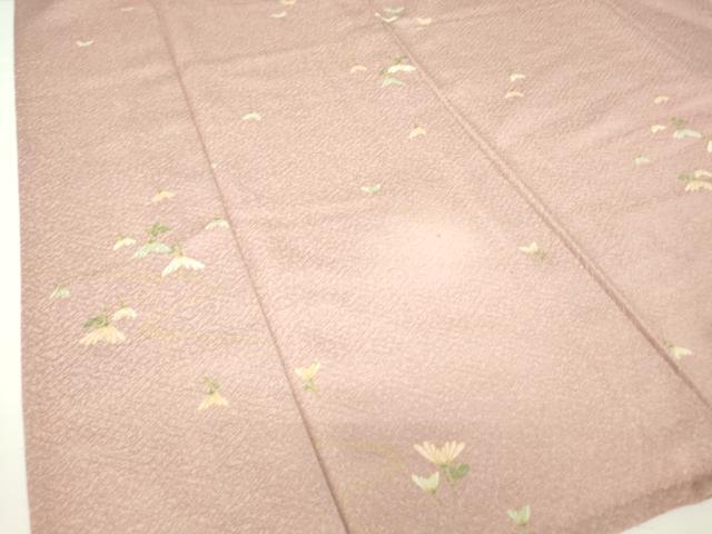 平和屋着物▽小紋　単衣　裏菊　洗える着物　DAAV5715az