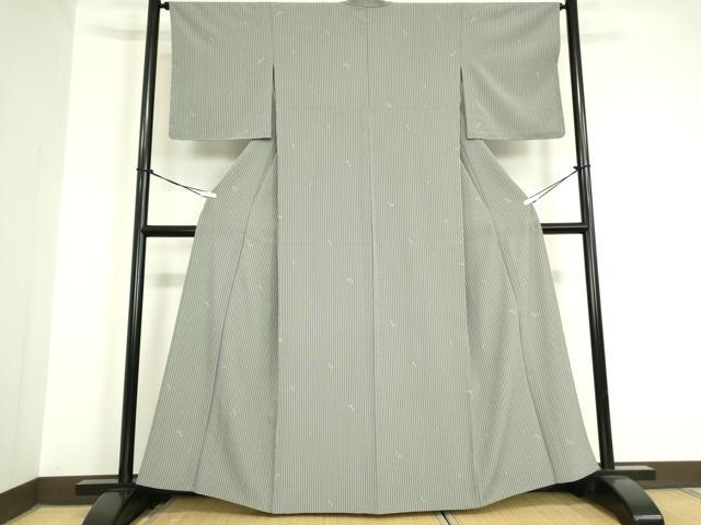 平和屋着物▽小紋 単衣 瓢箪 洗える着物 未使用 DAAV5729az