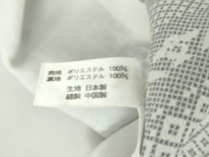 平和屋着物▽小紋 単衣 横段花文 洗える着物 DAAV5736az