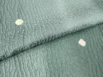 平和屋着物▽上質な小紋 単衣 絞り 箔散らし 正絹 逸品 未使用 DAAV5755az