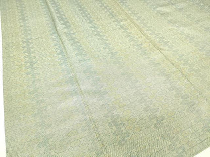 平和屋着物▽本場大島紬 単衣 7マルキ 菱繋ぎ 正絹 逸品 DAAV5760az