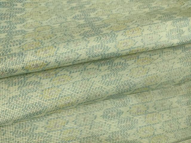 平和屋着物▽本場大島紬 単衣 7マルキ 菱繋ぎ 正絹 逸品 DAAV5760az