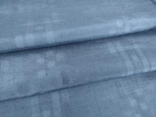 平和屋着物▽上質な紬 単衣 絣文 正絹 逸品 DAAV5761az