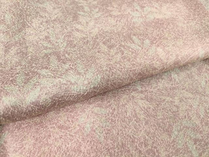 平和屋着物▽上質な小紋 単衣 草葉文 正絹 逸品 DAAV5763az