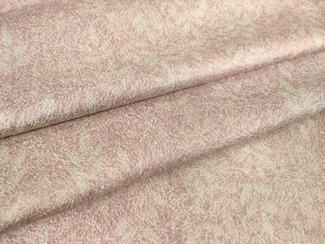 平和屋着物▽上質な小紋 単衣 草葉文 正絹 逸品 DAAV5763az