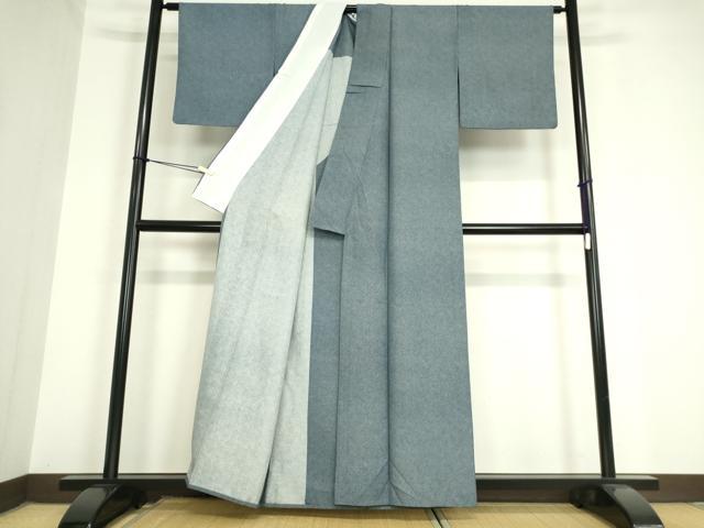 平和屋着物▽江戸小紋 単衣 鮫小紋柄 正絹 逸品 DAAV5764az