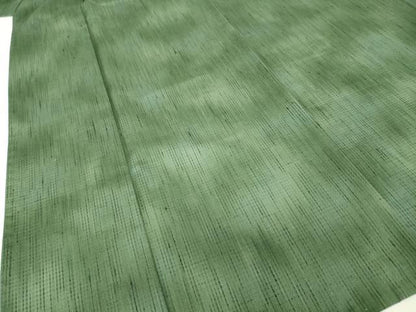 平和屋着物▽上質な紬 単衣 霞文 正絹 逸品 DAAV5766az